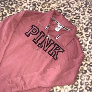 Victoria Secret PINK Half Zip Hoodie